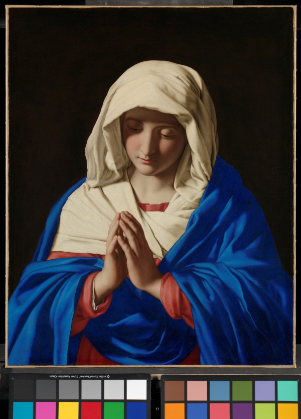 사소페라토 <기도하는 성모>, 1640-50, 캔버스에 유화, 73×57.7cm